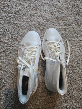 Paisley & Gray White Lace-Up Men's Sneakers